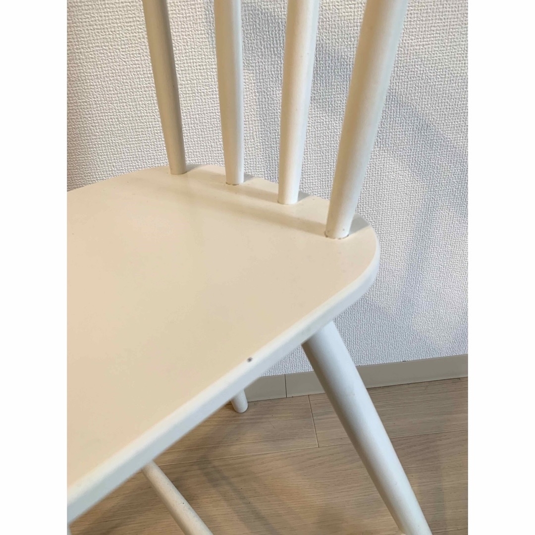 IKEA(イケア)のIKEA   AGAM アーガム 子ども用チェア, ホワイト インテリア/住まい/日用品の椅子/チェア(ダイニングチェア)の商品写真