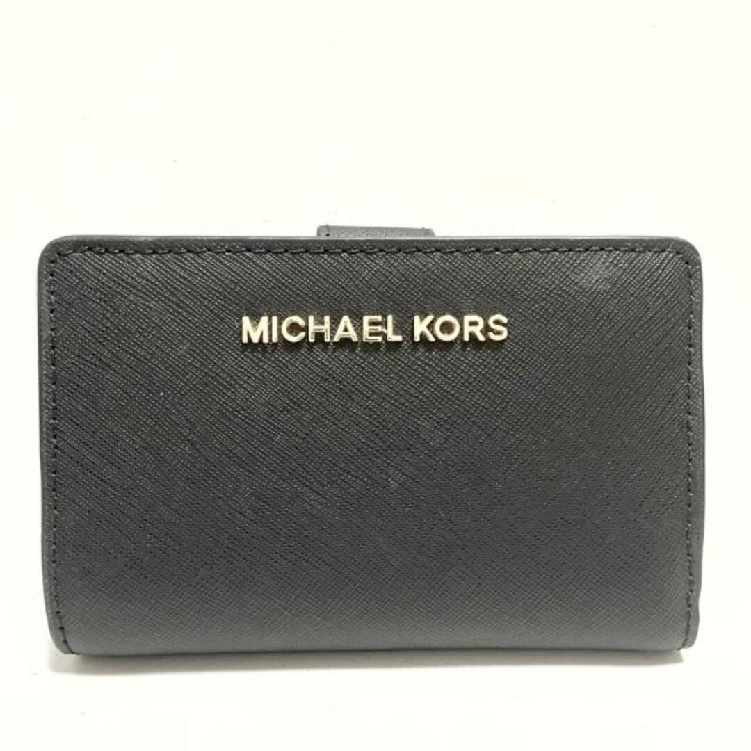 〇〇MICHAEL KORS マイケルコース 二つ折財布 ブラック