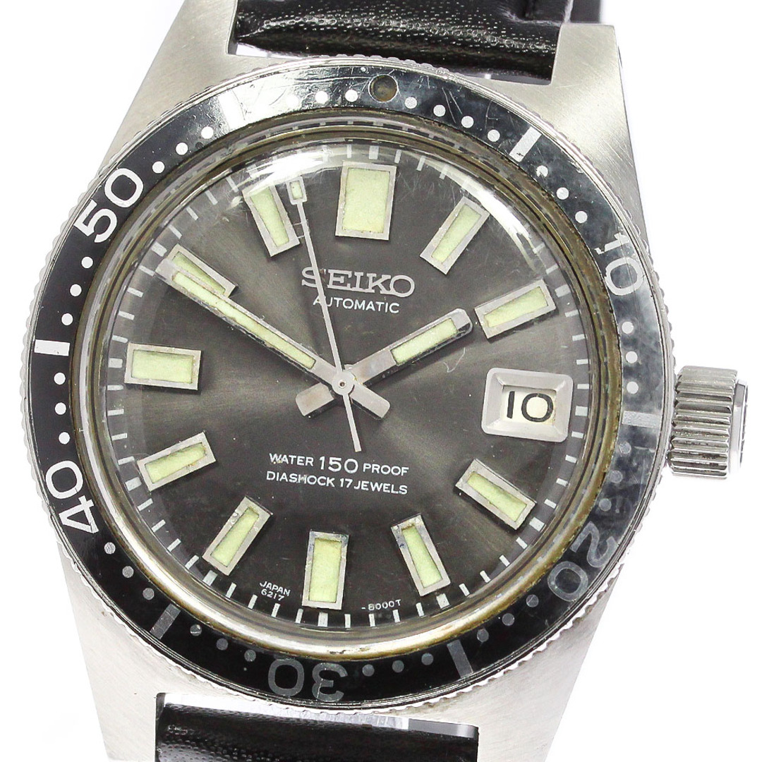 セイコー SEIKO 6217-8001 150m ダイバー ファースト ヴィンテージ デイト 自動巻き メンズ _748364