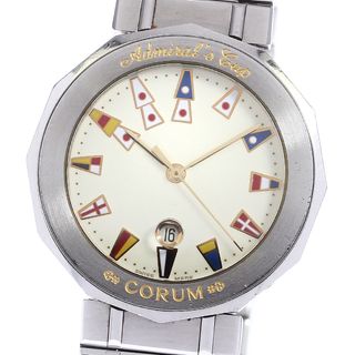 コルム(CORUM)のコルム CORUM 99.810.20.V50B アドミラルズカップ デイト クォーツ メンズ _758600(腕時計(アナログ))