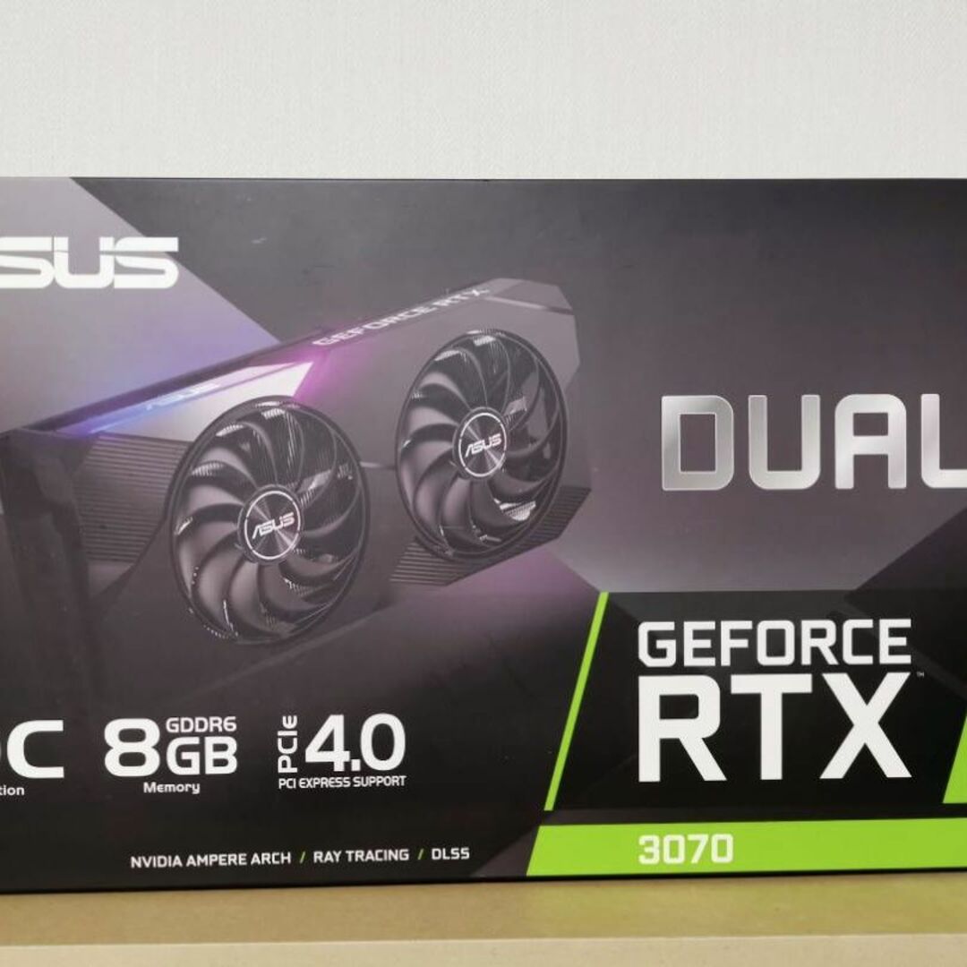 ASUS DUAL RTX3070PCパーツ