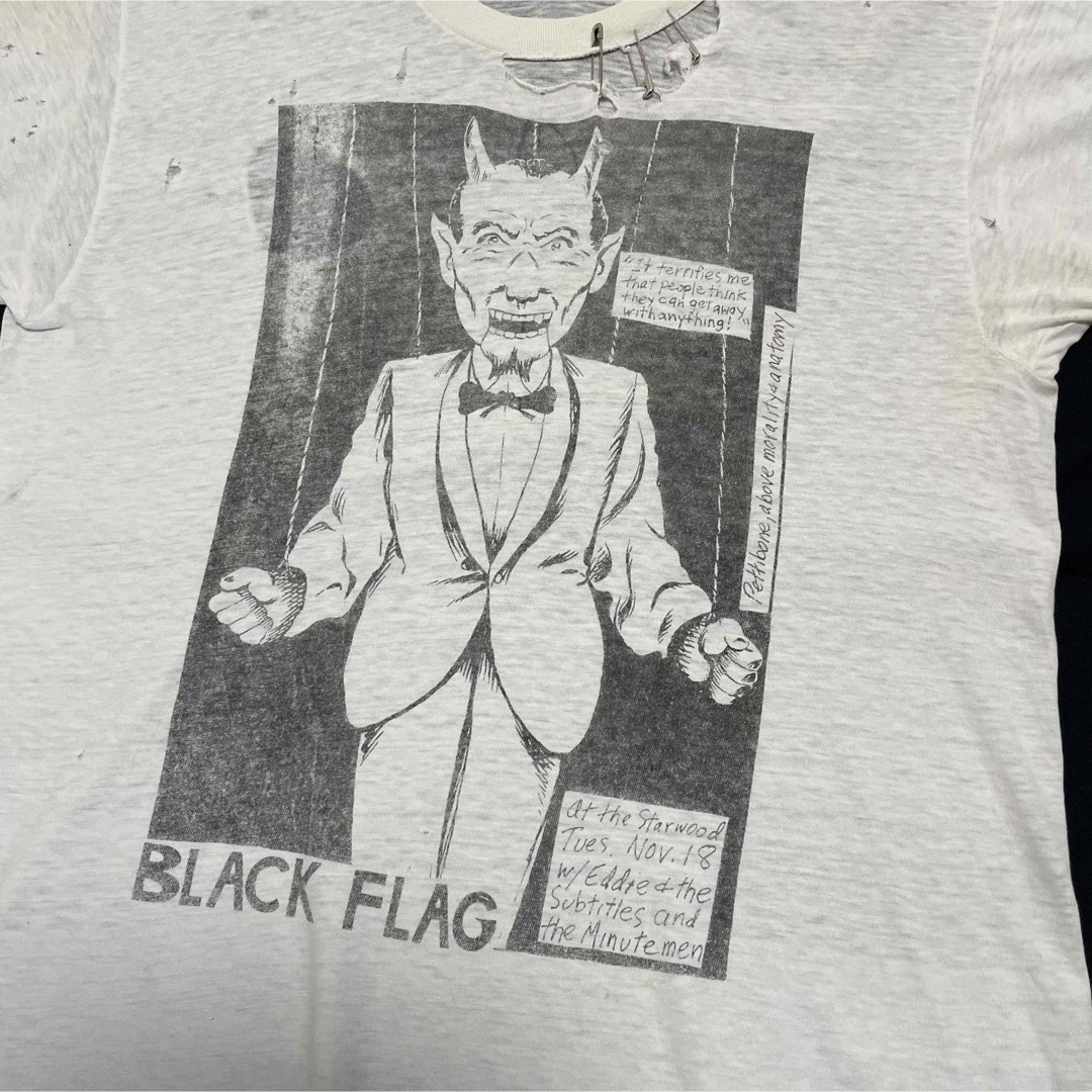 VINTAGE BLACK FLAG バンドTシャツ ブラックフラッグ ボロ | www