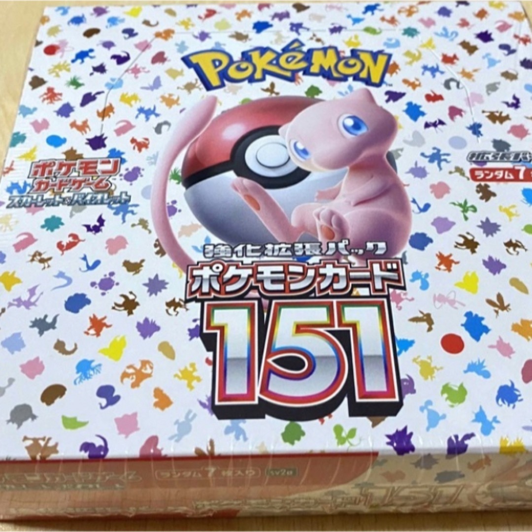 強化拡張パック ポケモンカード151 BOX 新品未開封 シュリンク付き