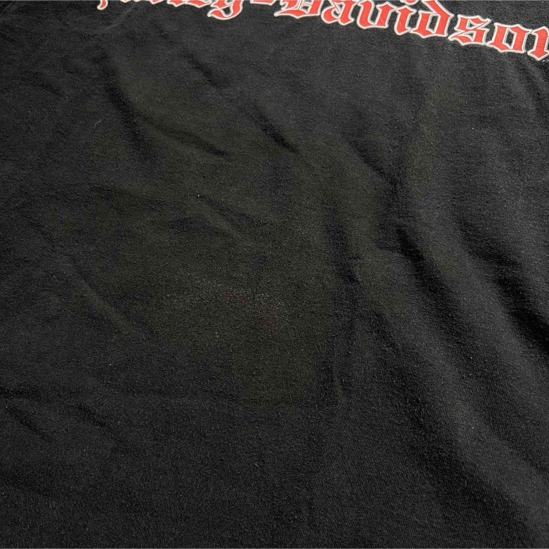 Harley Davidson(ハーレーダビッドソン)のビンテージ ハーレーダビッドソン Tシャツ オールドイングリッシュ Lサイズ メンズのトップス(Tシャツ/カットソー(半袖/袖なし))の商品写真