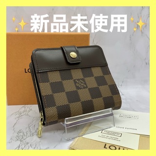 LOUIS VUITTON - ✨ルイヴィトン✨ダミエ✨コンパクトジップ✨二つ折り ...