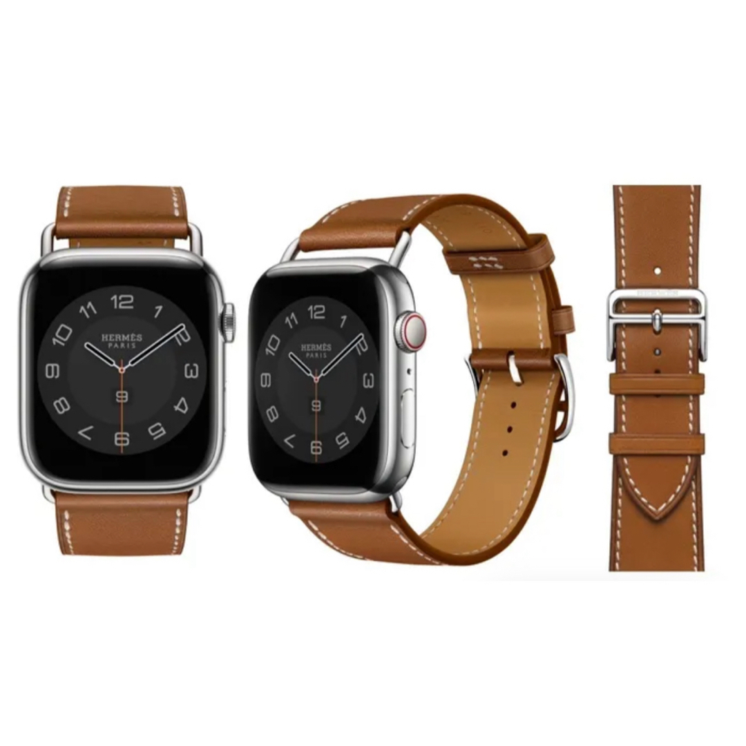 Hermes - 新品☆Apple Watch HERMES 純正ベルト 42 44 45mm用の通販 by ...