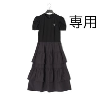 ボーダーズアットバルコニー(BORDERS at BALCONY)の【新品】【5.7万】ボーダーズアットバルコニー　ワンピース TEE DRESS(ロングワンピース/マキシワンピース)