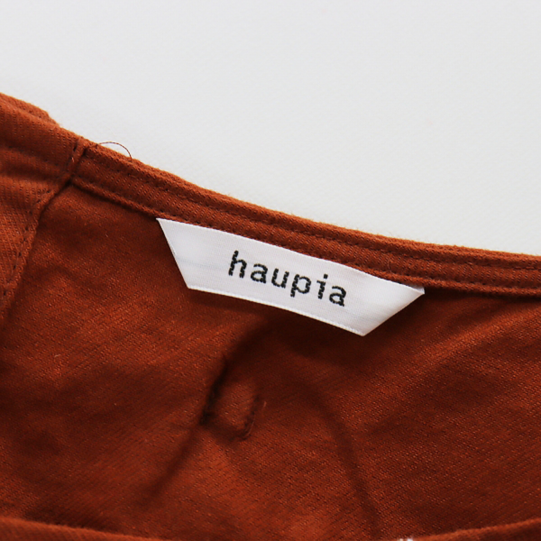 近年 haupia ハウピア スワン 刺繍 バックリボン プルオーバー 38/ライトブラウン トップス【2400013397377】 9