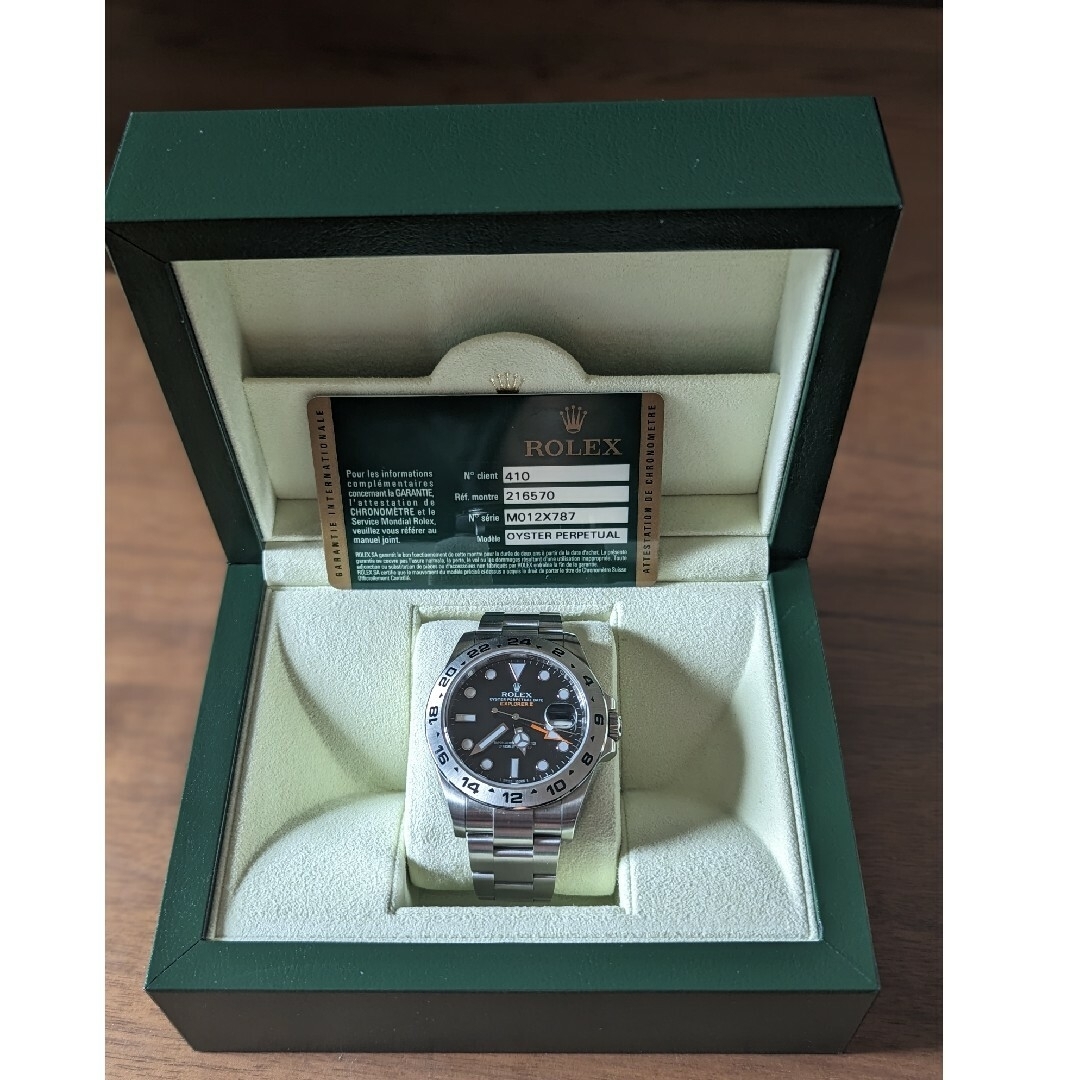 ROLEX 216570 エクスプローラー2 ギャランティ付　ロレックス