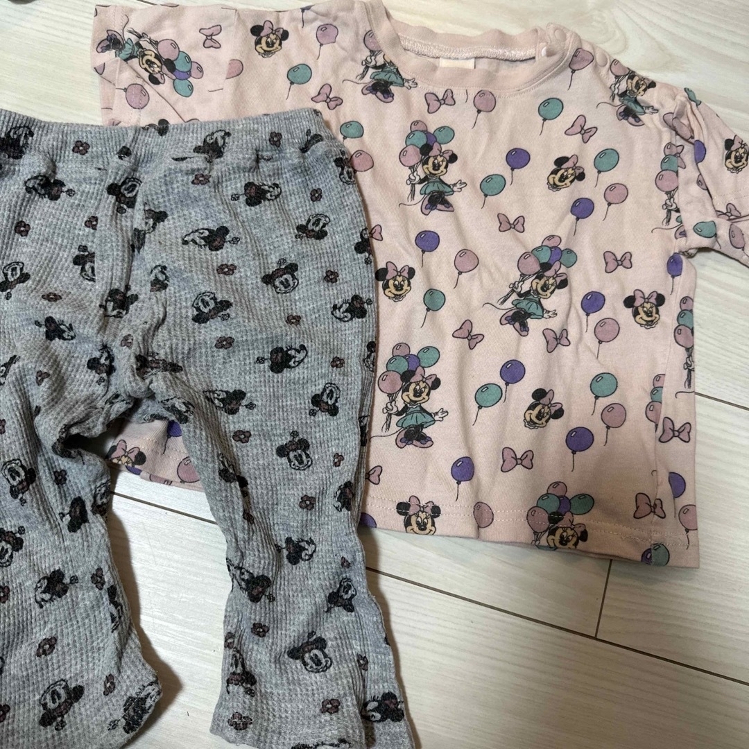 Tシャツ　ズボンセット　こども　90 95 キッズ/ベビー/マタニティのキッズ服女の子用(90cm~)(Tシャツ/カットソー)の商品写真