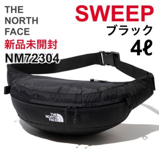 ザノースフェイス(THE NORTH FACE)のノースフェイス ボディバッグ SWEEP スウィープ 黒 新品　NM72304(ウエストポーチ)