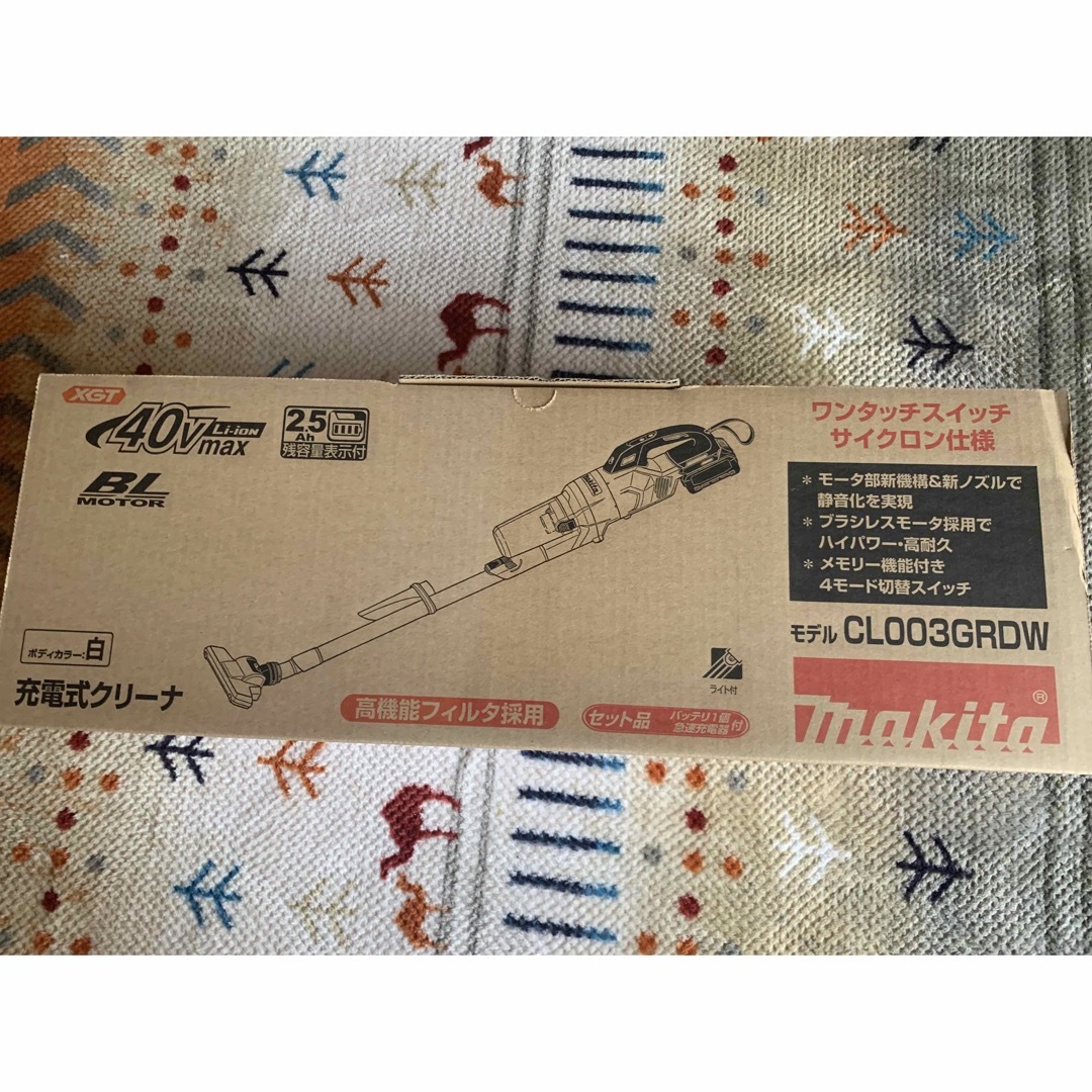 【新品】マキタ 40Vmax 充電式クリーナ CL003GRDW