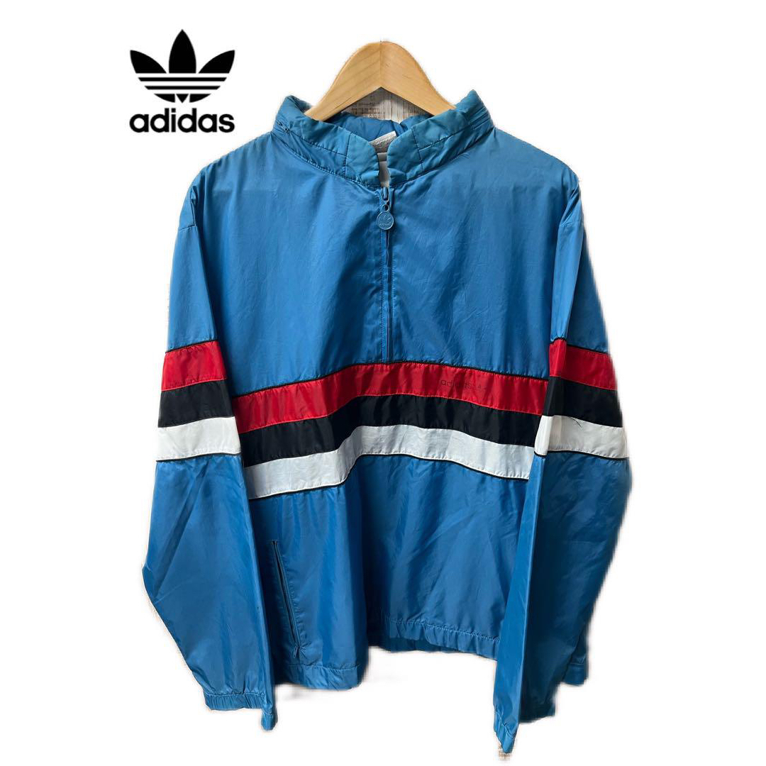 adidas(アディダス)のadidas ナイロンジャケット　ナイロン　アディダス　90S/銀タグ メンズのジャケット/アウター(ナイロンジャケット)の商品写真