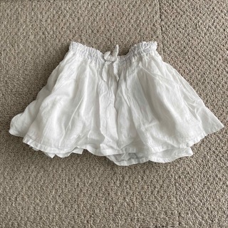 プティマイン(petit main)のプティマイン　スカート　ホワイト　90(スカート)