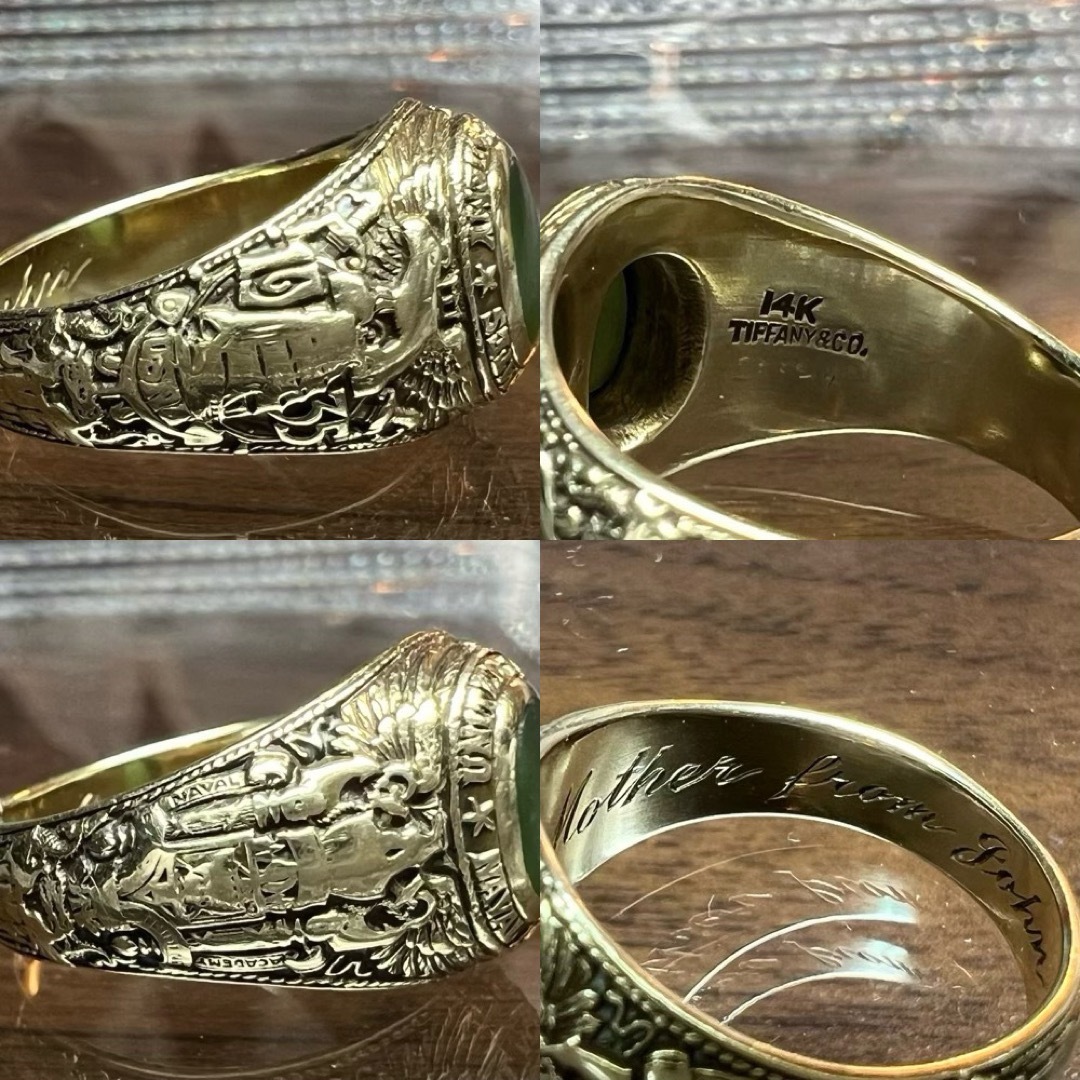 Tiffany & Co.(ティファニー)のVINTAGE TIFFANYティファニー USNA 1935 クラス リング  メンズのアクセサリー(リング(指輪))の商品写真