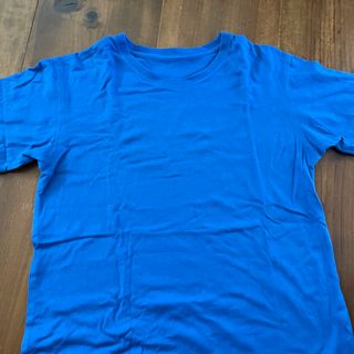 ユニクロ(UNIQLO)の無地Tシャツ　青　150 UNIQLO(Tシャツ/カットソー)