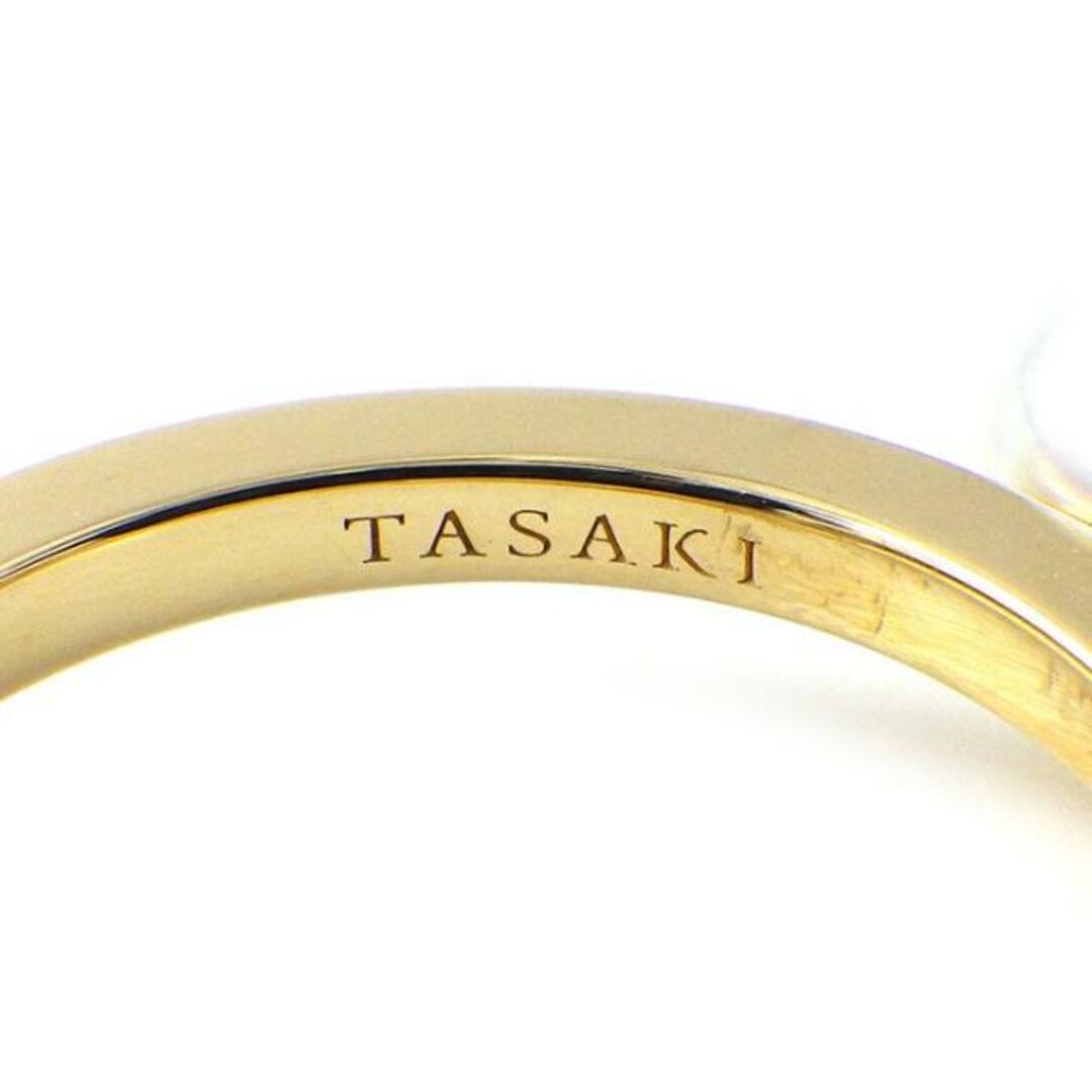 TASAKI(タサキ)のタサキ 田崎真珠 TASAKI リング ア ファイン バランス あこや真珠 パール 4.0-6.0mm珠 4ポイント ダイヤモンド 計0.03ct K18YG 11号 【中古】 レディースのアクセサリー(リング(指輪))の商品写真