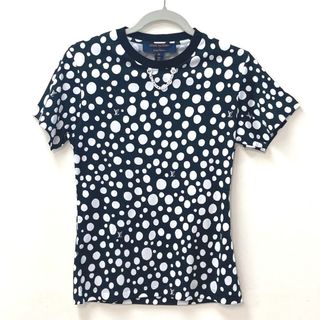 ルイヴィトン(LOUIS VUITTON)のルイヴィトン LOUIS VUITTON LV × YK インフィニティ ドット Tシャツ 1AB87R 草間彌生 トップス アパレル 水玉 半袖Ｔシャツ コットン ブラック 新品同様(Tシャツ(半袖/袖なし))