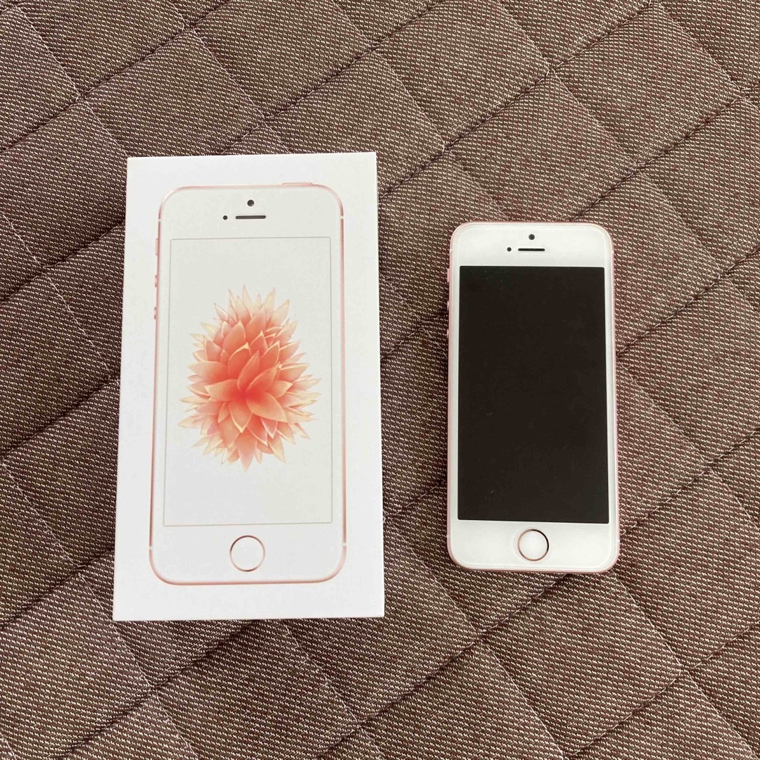 iPhone SE(第1世代)Rose Gold 32G simロック解除済み