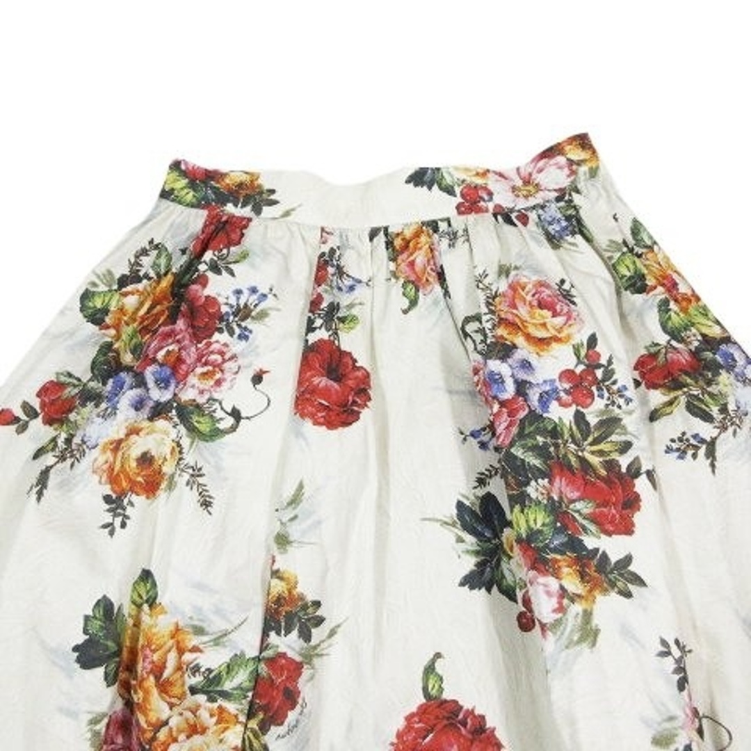 Lois CRAYON(ロイスクレヨン)の美品 ロイスクレヨン Lois CRAYON ペイントフラワースカート フレア レディースのスカート(ロングスカート)の商品写真
