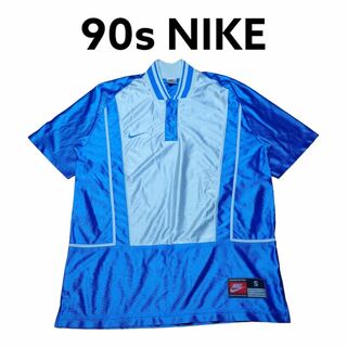 ナイキ(NIKE)の90s NIKE　ノースカロライナカラー　ハーフスナップTシャツ　古着　ナイキ(その他)