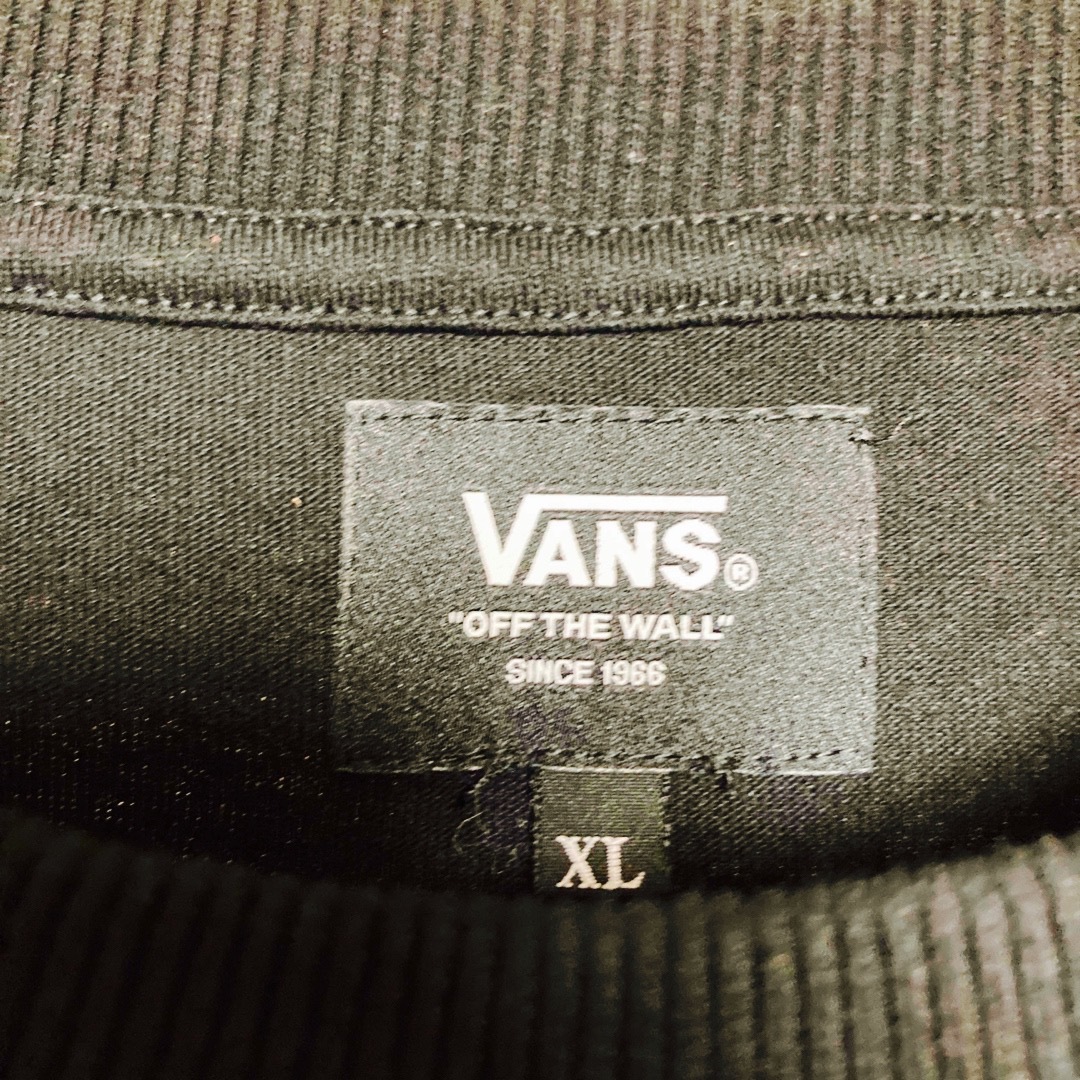 VANS(ヴァンズ)のVANS バンズ 両面プリント 七分丈Tシャツ ロンT XLsize/BLACK メンズのトップス(Tシャツ/カットソー(七分/長袖))の商品写真