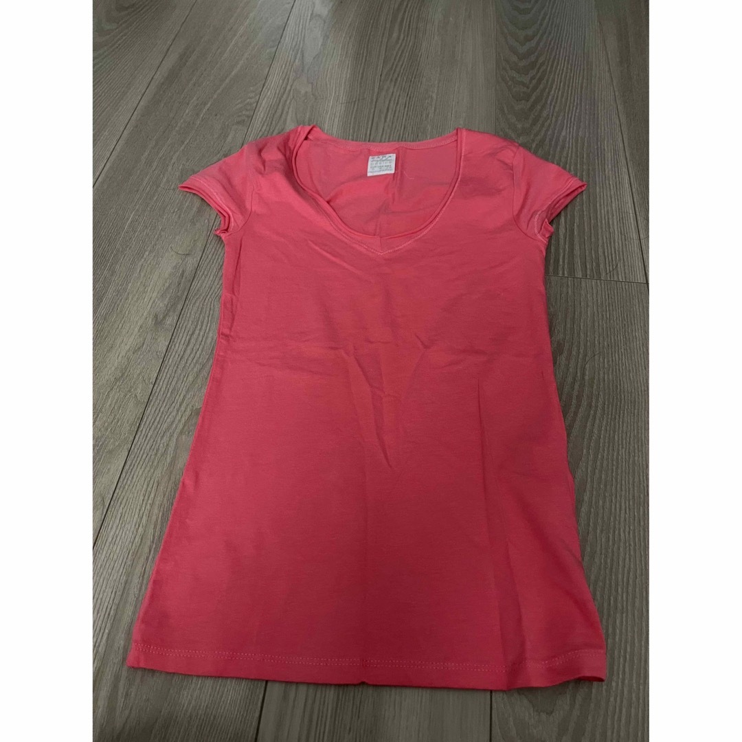 ZARA(ザラ)のZARA  Tシャツ ピンク　サイズS レディースのトップス(Tシャツ(半袖/袖なし))の商品写真