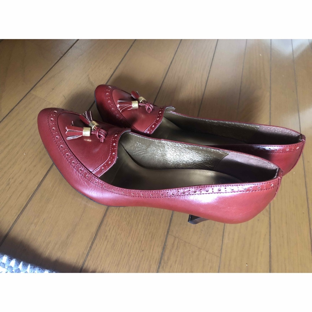 REGAL(リーガル)の日本製　本革　キャロルヒール　未使用25センチ レディースの靴/シューズ(ハイヒール/パンプス)の商品写真