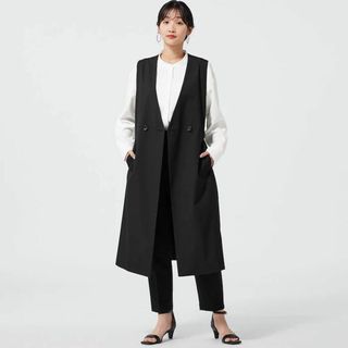 ユニクロ(UNIQLO)のＧＵ　ロングジレ　Ⅿサイズ　新品未使用(その他)