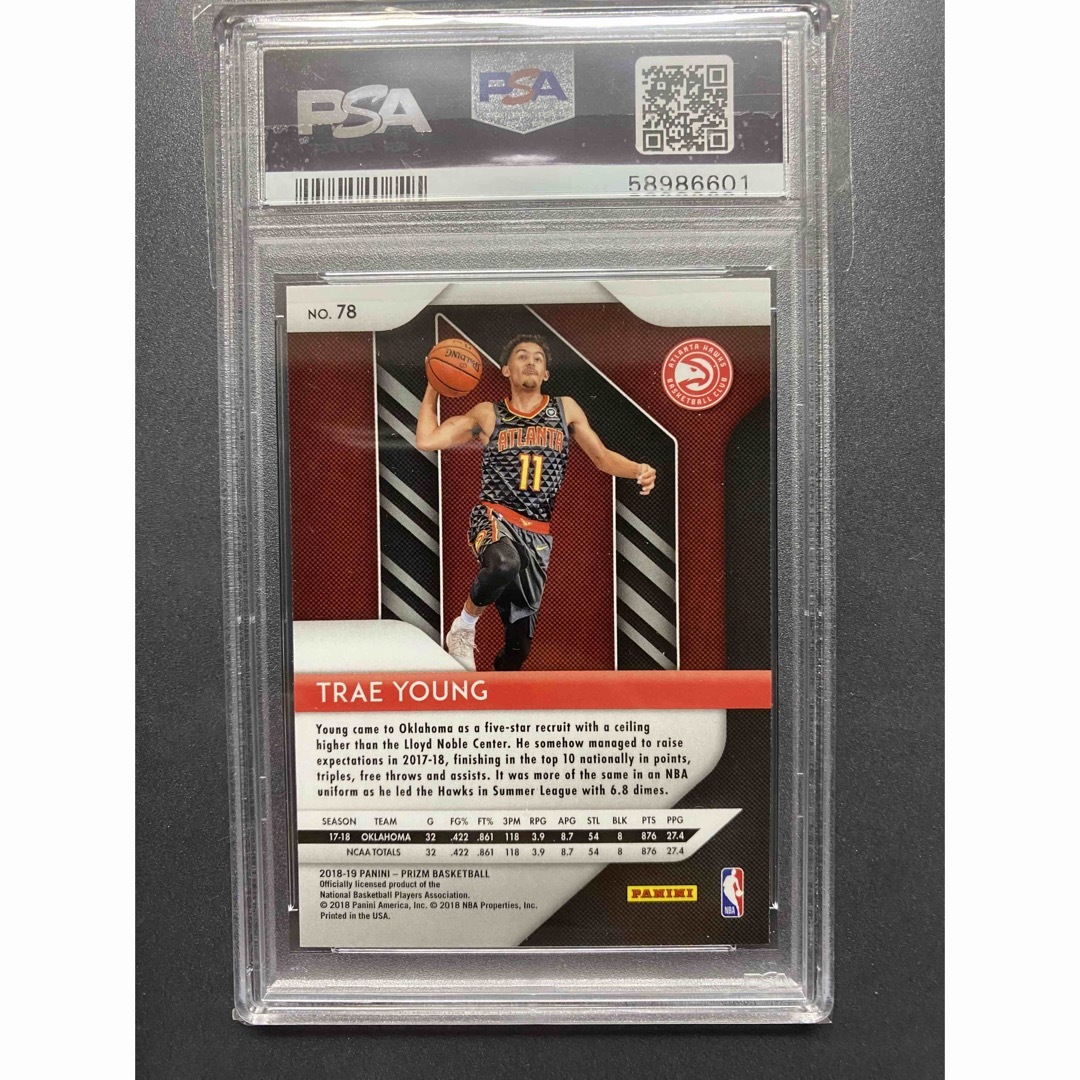 トレイ ヤング 2018 Panini PRIZM PSA 9 RC 1