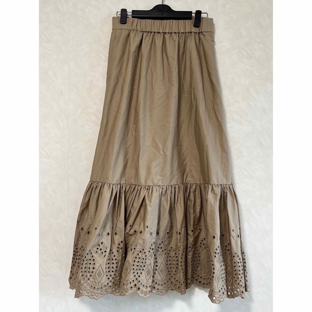 18700円Spick &Span IENA コットンエンブロイダリースカート 5