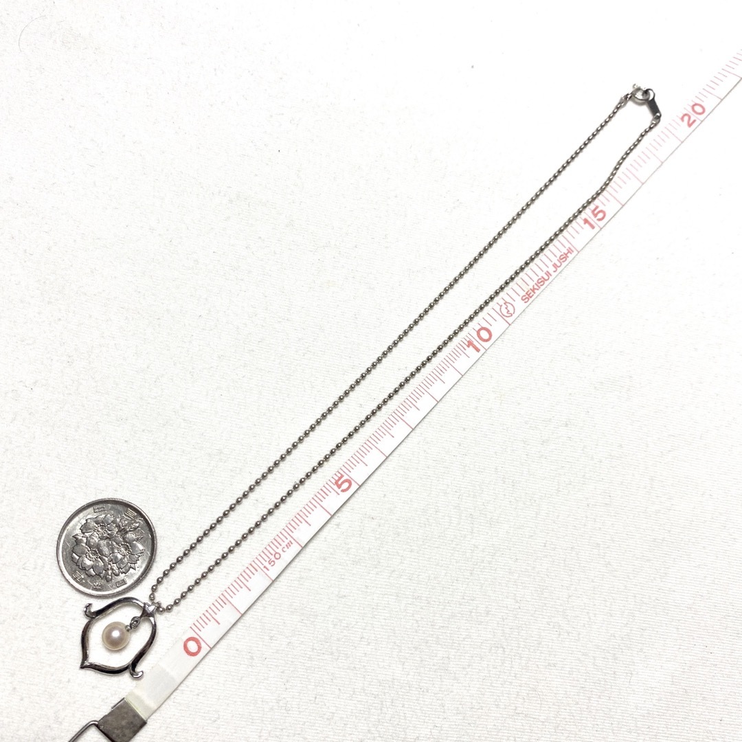MIKIMOTO(ミキモト)のミキモト　silver925 パールネックレス レディースのアクセサリー(ネックレス)の商品写真