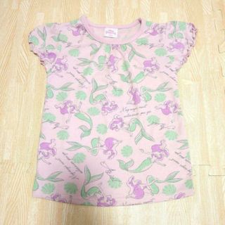 アリエル(アリエル)の未使用♡リトルマーメイド♡アリエル♡半袖トップス♡110(Tシャツ/カットソー)