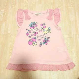 エニィファム(anyFAM)のanyFAM♡くだものプリント♡半袖トップス♡90(Tシャツ/カットソー)