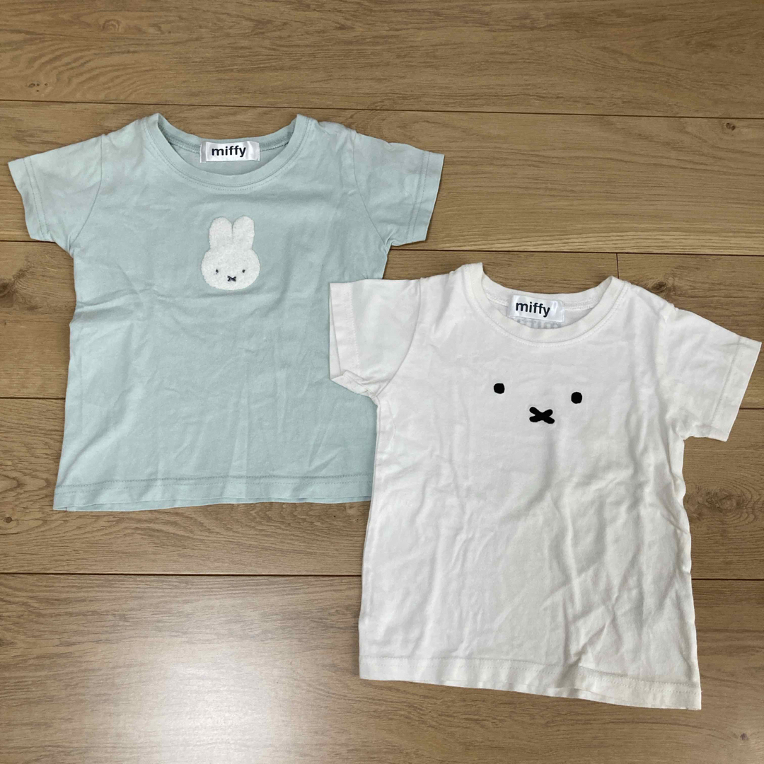 しまむら(シマムラ)のしまむら　miffy Tシャツ　2点セット キッズ/ベビー/マタニティのキッズ服女の子用(90cm~)(Tシャツ/カットソー)の商品写真