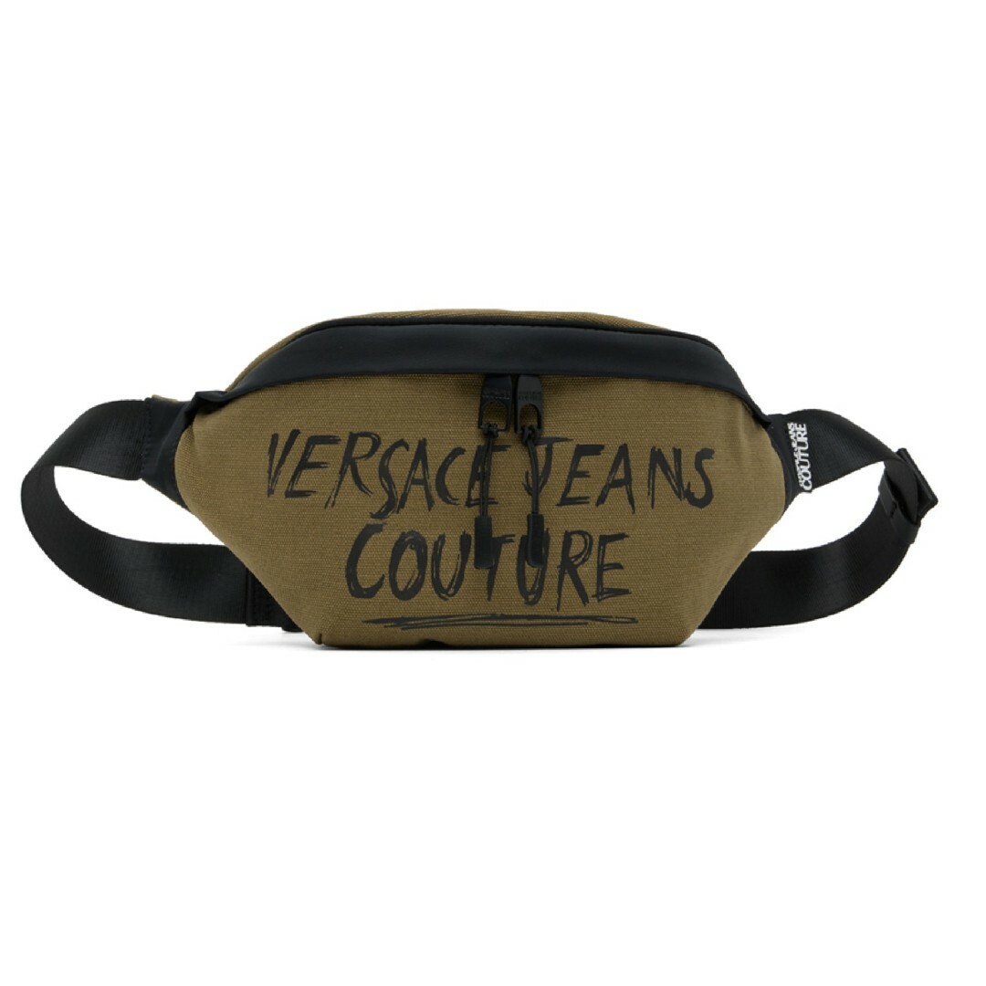 VERSACE JEANS COUTURE ボディバッグ カーキバッグ