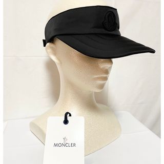 モンクレール(MONCLER)の【MONCLER】 BERRETTO サンバイザー ロゴ入り(キャップ)