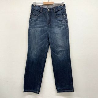 US古着 フブ FUBU THE COLLECTION デニム パンツ ヒゲ ロゴ 刺繍