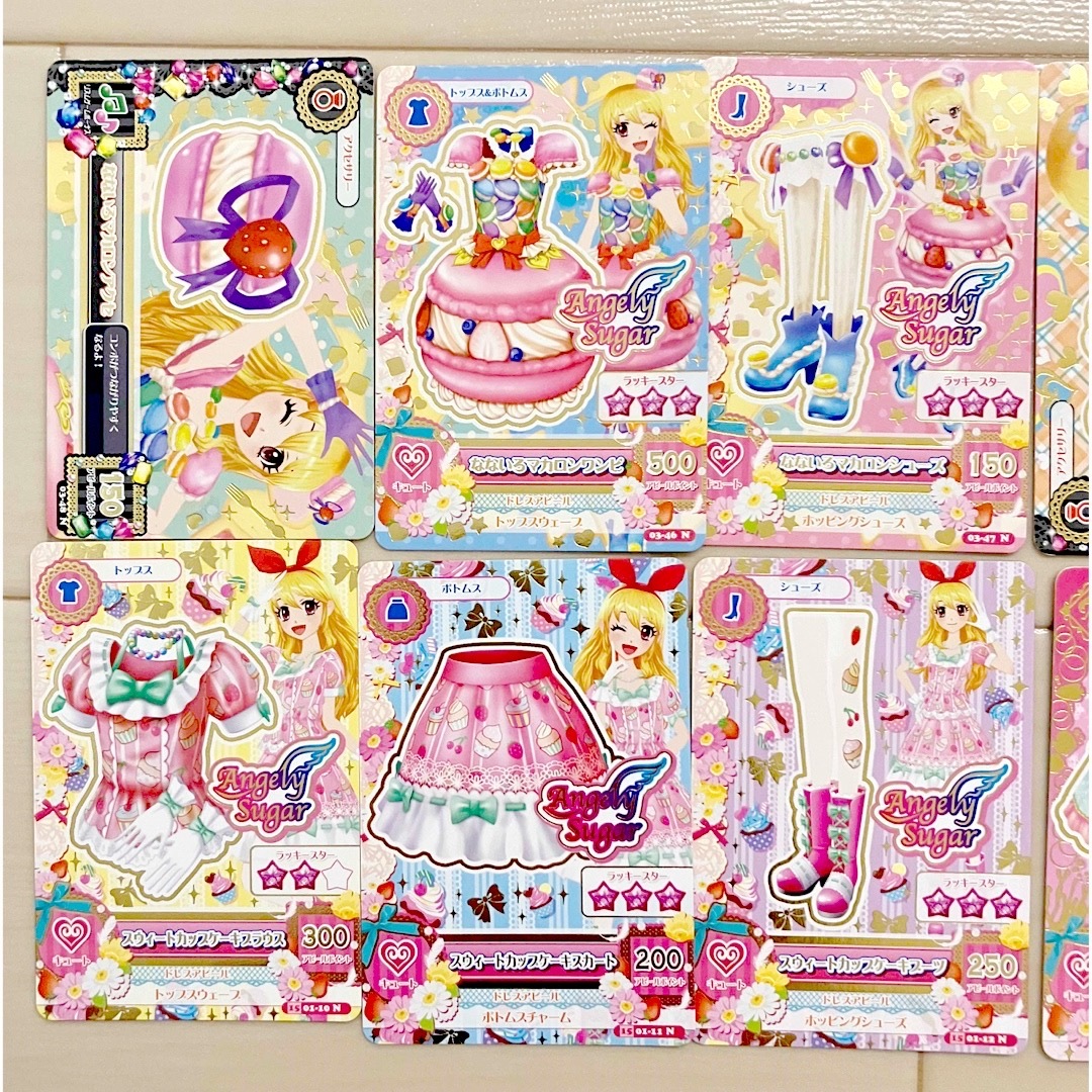 アイカツ 旧アイカツ!カード キュート エンジェリーシュガー 星宮いちご セット