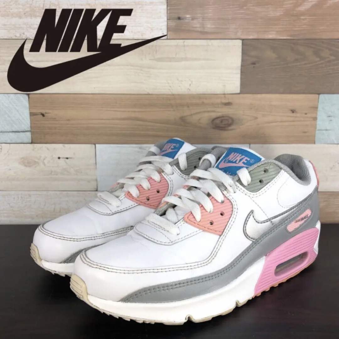 ★美品★NIKE AIR MAX90 LTR GS 23.5cm