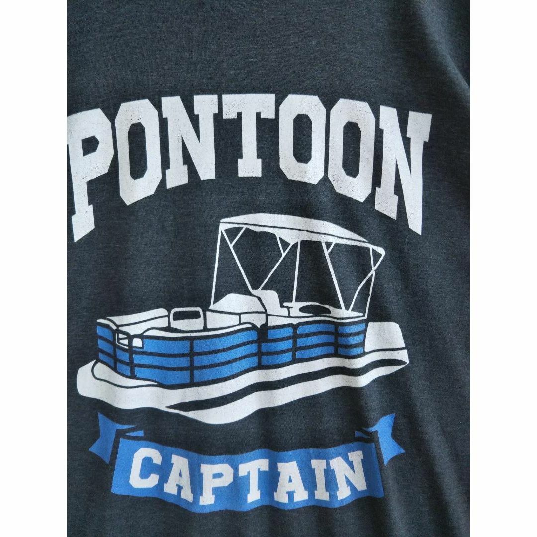 【00s】PON TOON CAPTAIN デザイン Ｔシャツ　XL　3273 メンズのトップス(Tシャツ/カットソー(半袖/袖なし))の商品写真