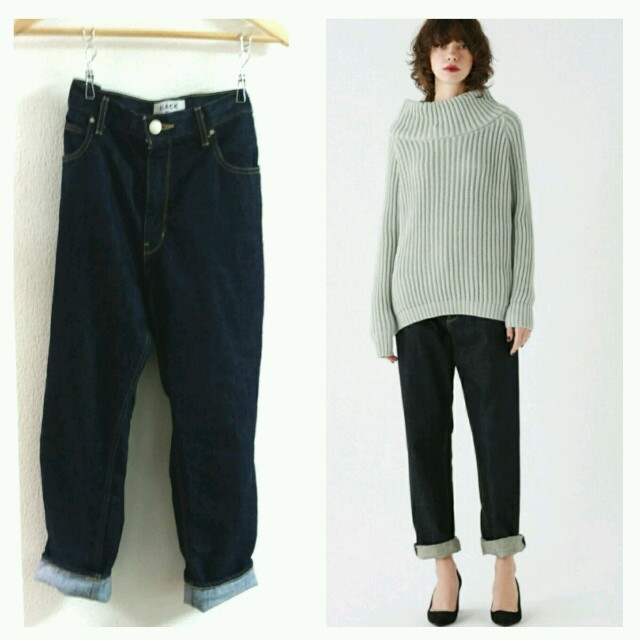 BLACK by moussy(ブラックバイマウジー)のKONA One wash DENIM 27inc レディースのパンツ(デニム/ジーンズ)の商品写真