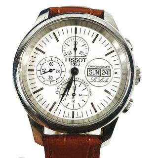 ティソ(TISSOT)のティソ TISSOT ルロックルクロノグラフデイデイト 自動巻き ホワイト文字盤(腕時計)