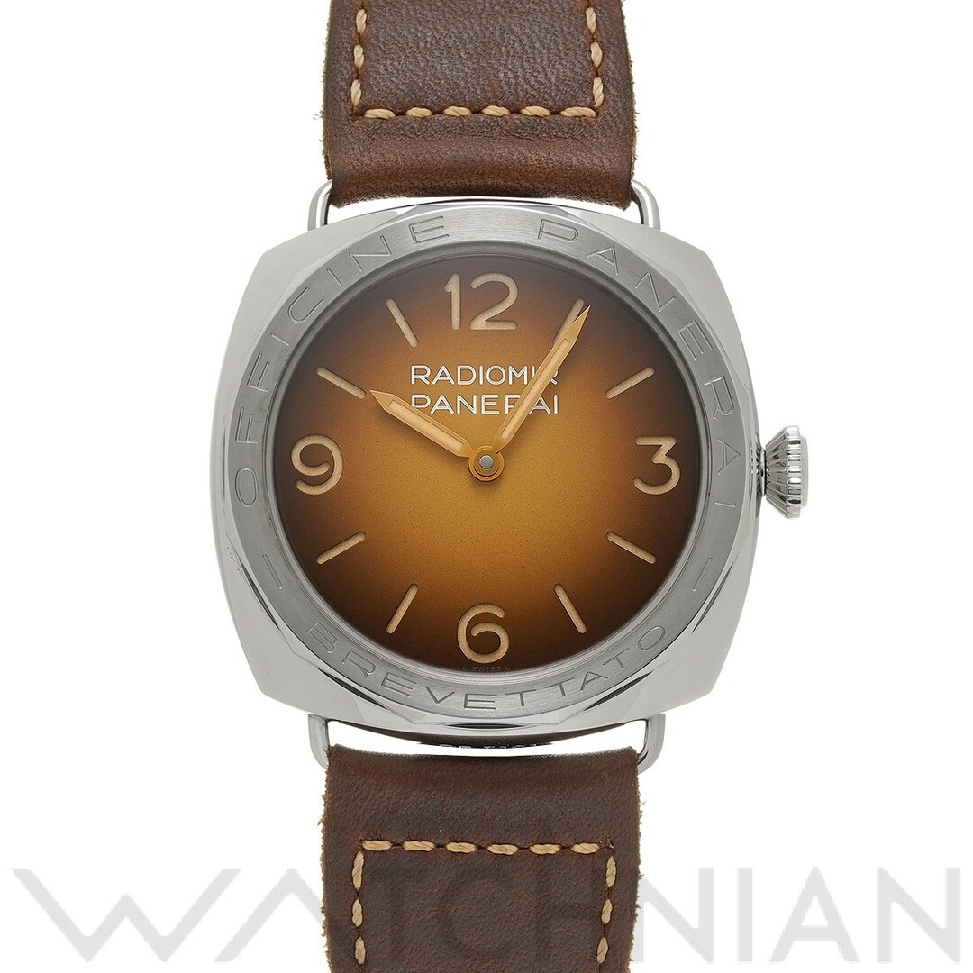 パネライ PANERAI PAM00687 T番(2017年製造) ブラウン メンズ 腕時計