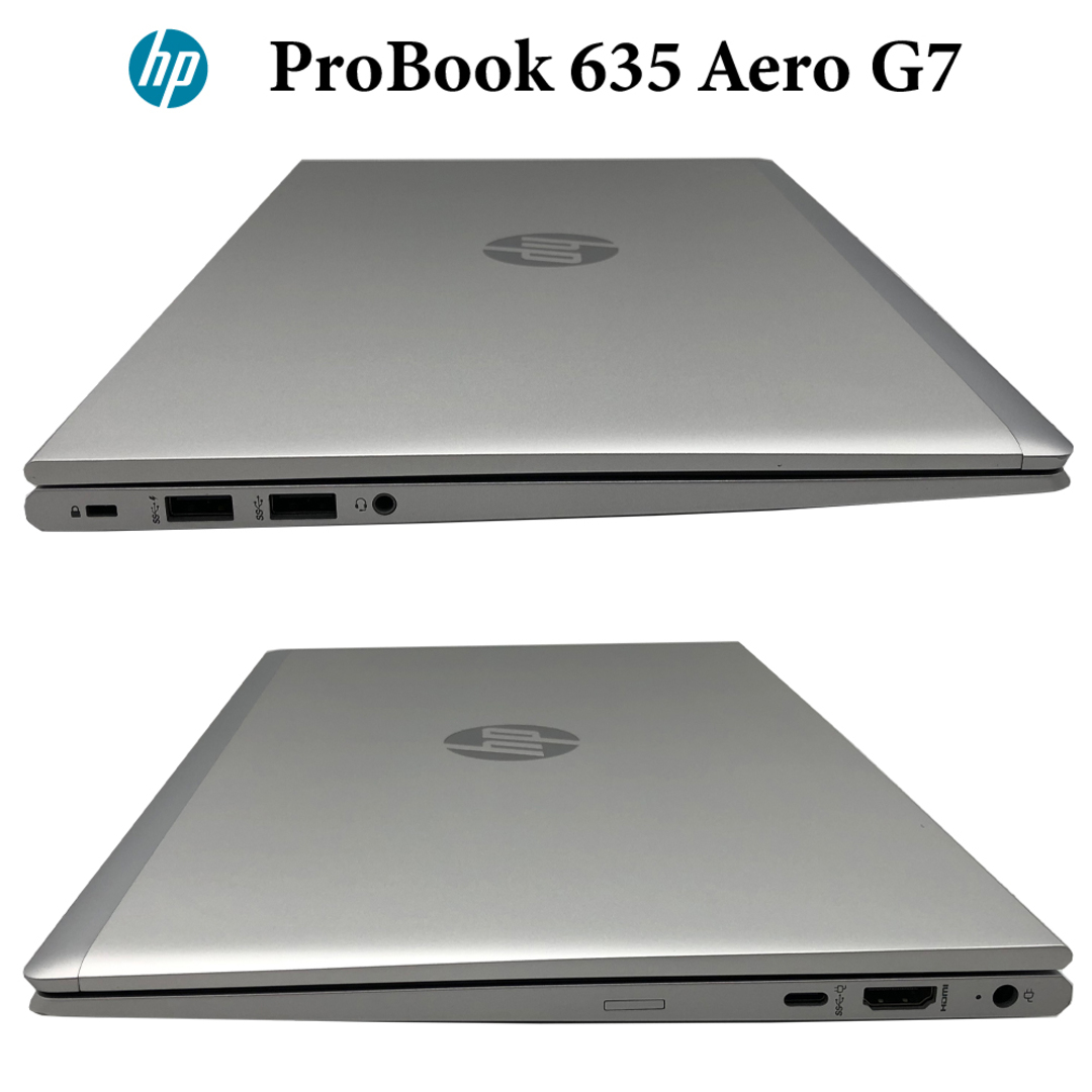 パソコン【1年保証】HP  ProBook 635 Aero G7/Ryzen 5 4500 2.30GHz/メモリ32GB/SSD (NVMe)256GB/無線LAN/【windows10 Home】【ノートパソコン】【今ならWPS Office付き】【送料無料】【MAR】