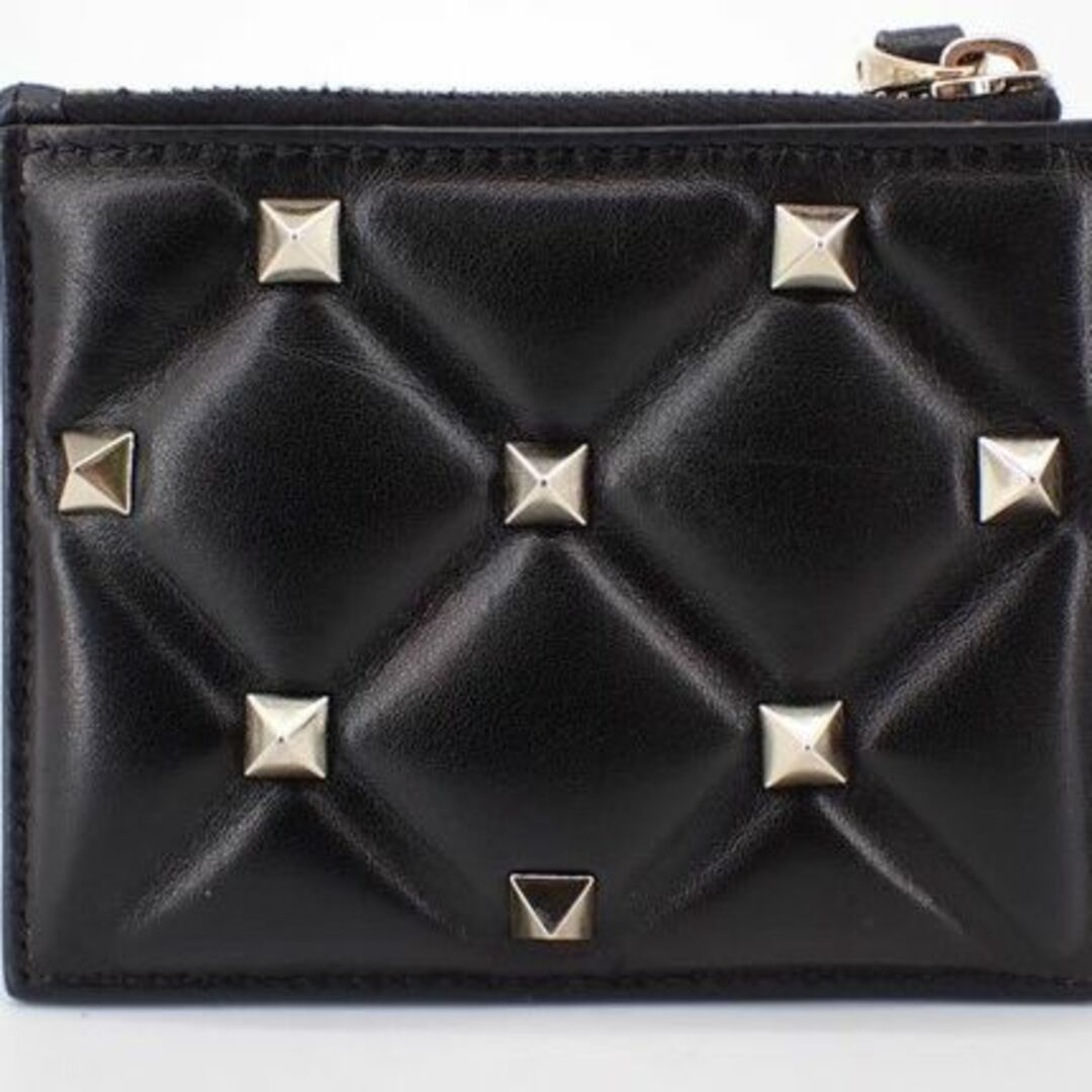 美品】VALENTINO バレンチノ レザー スタッズ カードケース-