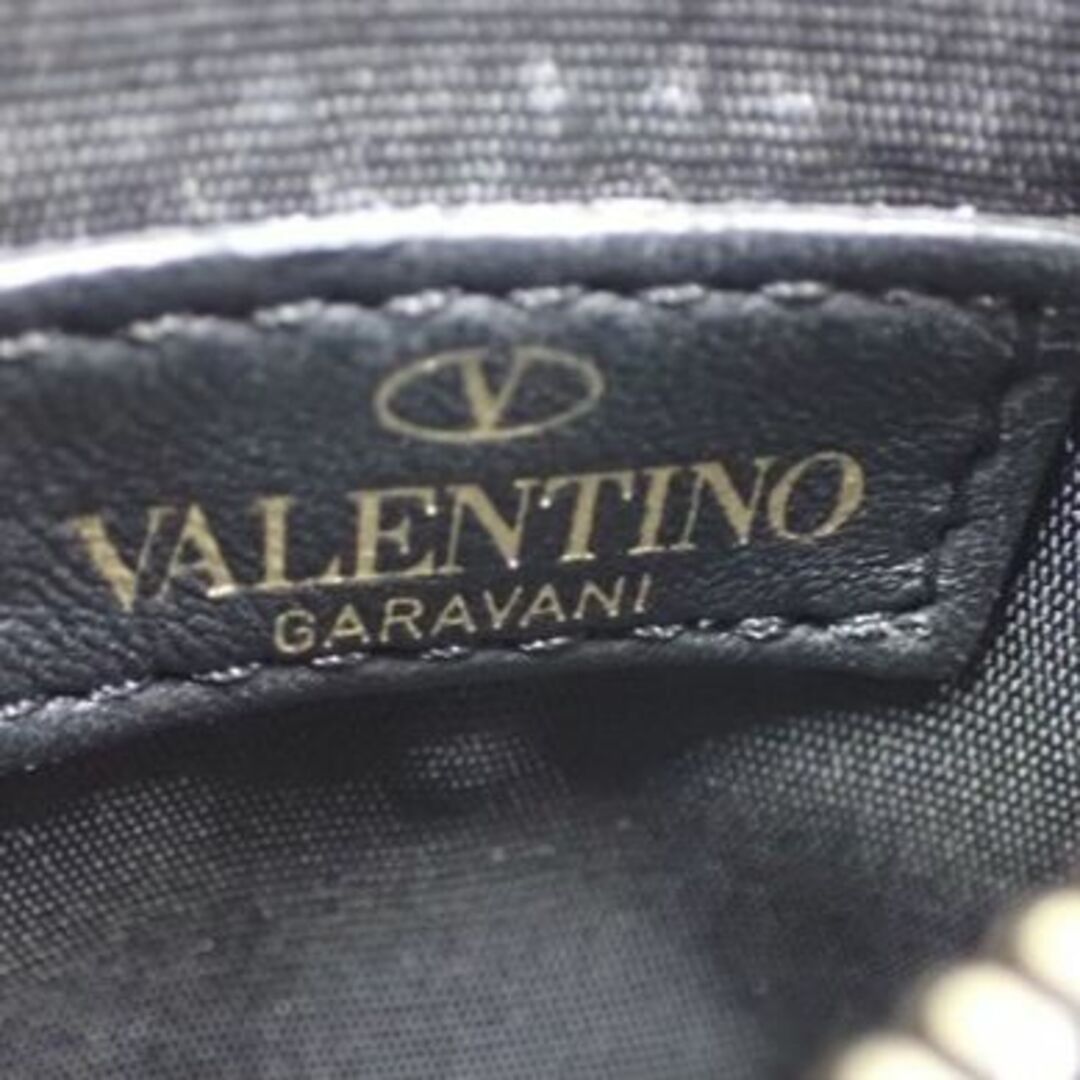 美品】VALENTINO バレンチノ レザー スタッズ カードケース-
