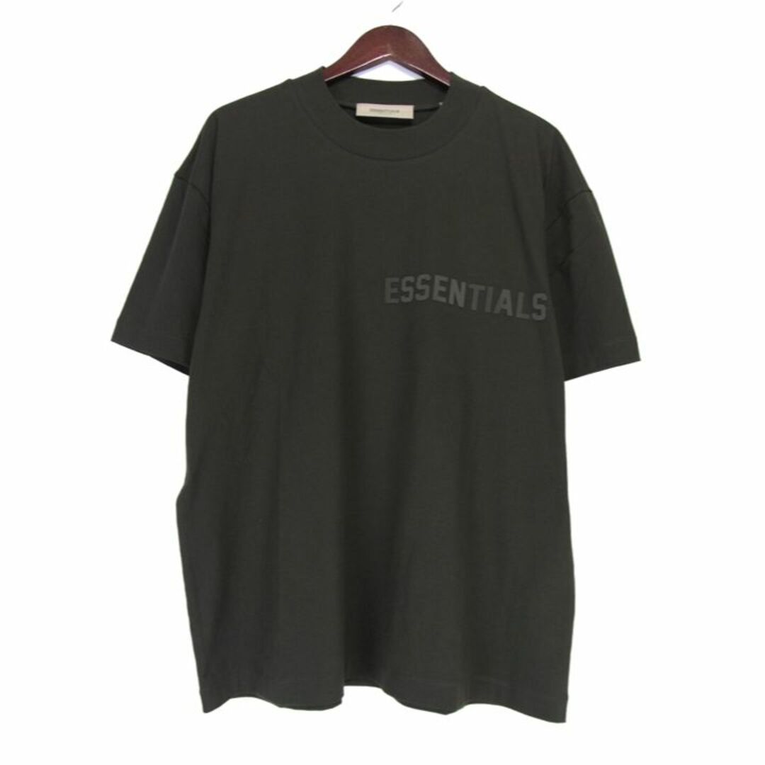 エッセンシャルズESSENTIALS23SSフロントラバーロゴTシャツ
