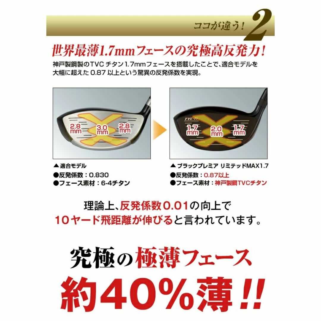 新品】世界最薄激弾きの超高反発マキシブラックプレミア プラチナ飛匠 ...