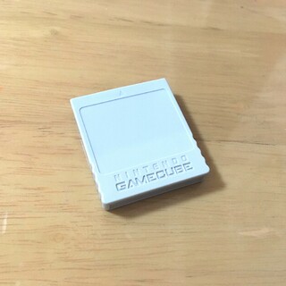 ニンテンドーゲームキューブ(ニンテンドーゲームキューブ)のゲームキューブ　メモリーカード(家庭用ゲーム機本体)